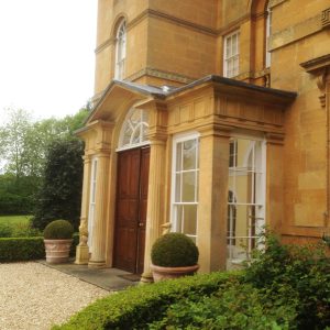 an image of the door of Blockley Mansion